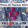 Rhino 25 Titanium 8000 13